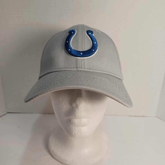 Indianapolis Colts New Era 9FORTY Adjustable Hat Cap NFL Football Gray - Picture 1 of 7
